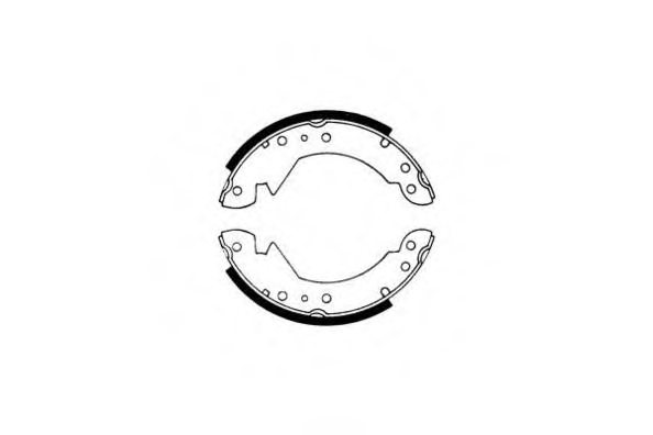 E.T.F. 09-0398 Brake Shoe Set